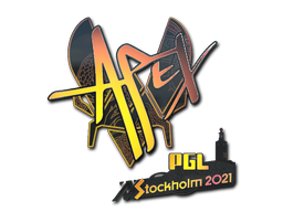 Sticker | apEX (Holo) | Stockholm 2021