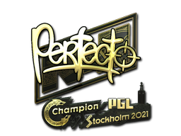 Sticker | Perfecto (Gold) | Stockholm 2021