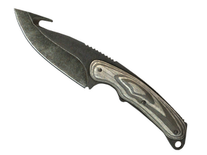 ★ Gut Knife | Black Laminate (Battle-Scarred)