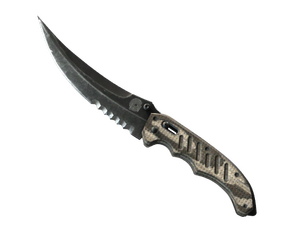 ★ StatTrak™ Flip Knife | Black Laminate (Minimal Wear)