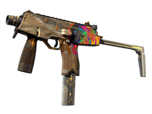 StatTrak™ MP9 | Starlight Protector (Battle-Scarred)