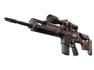 StatTrak™ SCAR-20 | Poultrygeist (Battle-Scarred)