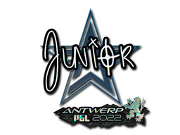 Sticker | junior (Glitter) | Antwerp 2022