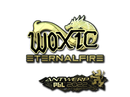 Sticker | woxic (Gold) | Antwerp 2022