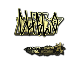 Sticker | chelo (Gold) | Antwerp 2022