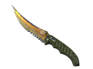 ★ StatTrak™ Flip Knife | Lore (Battle-Scarred)