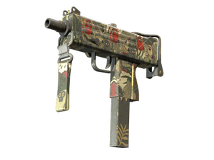 StatTrak™ MAC-10 | Monkeyflage (Battle-Scarred)