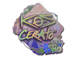 Sticker | KSCERATO (Holo) | Rio 2022