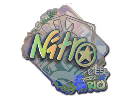 Sticker | nitr0 (Holo) | Rio 2022