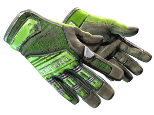 ★ Specialist Gloves | Emerald Web (Battle-Scarred)