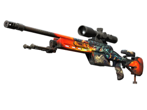 StatTrak™ SSG 08 | Dragonfire (Factory New)