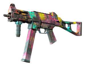 StatTrak™ UMP-45 | Wild Child (Battle-Scarred)