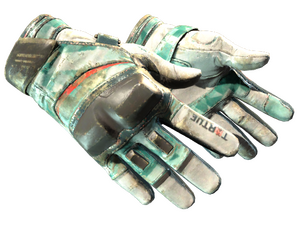 ★ Moto Gloves | Spearmint (Battle-Scarred)