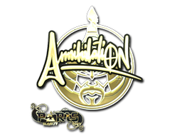 Sticker | ANNIHILATION (Gold) | Paris 2023