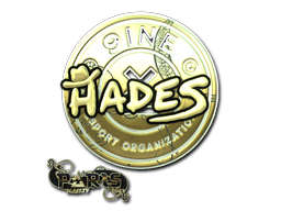 Sticker | hades (Gold) | Paris 2023