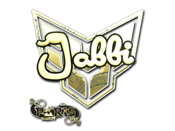 Sticker | jabbi (Gold) | Paris 2023