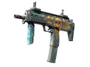 StatTrak™ MP7 | Just Smile (Battle-Scarred)