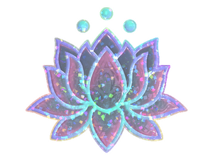 Sticker | Lotus (Glitter)