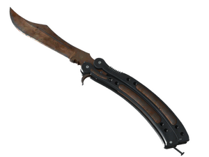 ★ Butterfly Knife | Rust Coat (Battle-Scarred)