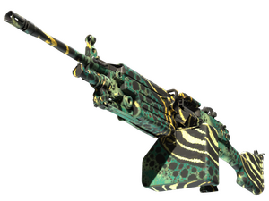 StatTrak™ M249 | Emerald Poison Dart (Factory New)