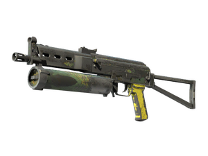 StatTrak™ PP-Bizon | Jungle Slipstream (Battle-Scarred)