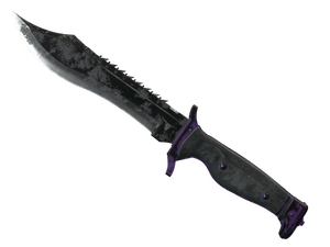 ★ StatTrak™ Bowie Knife | Ultraviolet (Battle-Scarred)