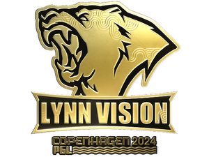 Sticker | Lynn Vision (Gold) | Copenhagen 2024