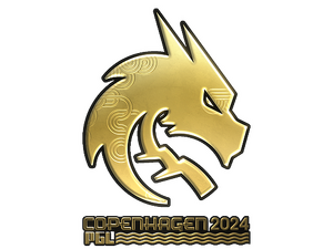 Sticker | Team Spirit (Gold) | Copenhagen 2024