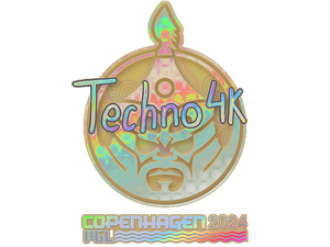 Sticker | Techno4K (Holo) | Copenhagen 2024