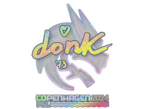 Sticker | donk (Holo) | Copenhagen 2024