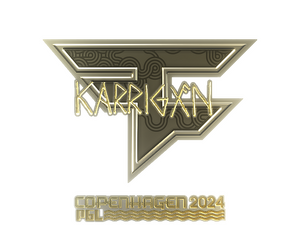 Sticker | karrigan (Gold) | Copenhagen 2024