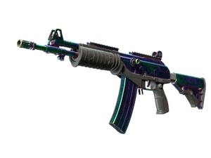 Galil AR | Rainbow Spoon (Battle-Scarred)