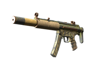 MP5-SD | Savannah Halftone (Battle-Scarred)