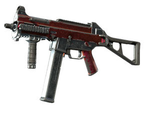 UMP-45 | Crimson Foil (Battle-Scarred)