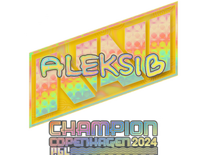 Sticker | Aleksib (Holo, Champion) | Copenhagen 2024