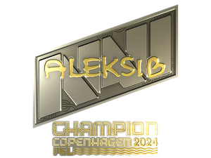 Sticker | Aleksib (Gold, Champion) | Copenhagen 2024