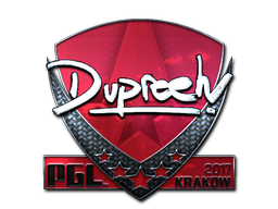 Sticker | dupreeh (Foil) | Krakow 2017