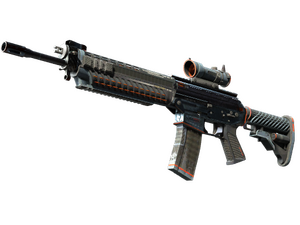 SG 553 | Phantom (Battle-Scarred)