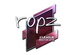 Sticker | ropz (Foil) | Boston 2018