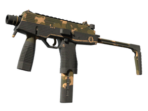 MP9 | Black Sand (Well-Worn)