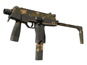 StatTrak™ MP9 | Black Sand (Battle-Scarred)