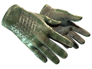 ★ Driver Gloves | Racing Green (Battle-Scarred)