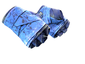 ★ Hand Wraps | Cobalt Skulls (Battle-Scarred)