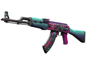 StatTrak™ AK-47 | Neon Rider (Battle-Scarred)