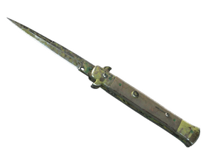 ★ Stiletto Knife | Boreal Forest (Battle-Scarred)