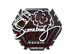 Sticker | somebody | London 2018