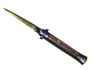 ★ StatTrak™ Stiletto Knife | Case Hardened (Battle-Scarred)