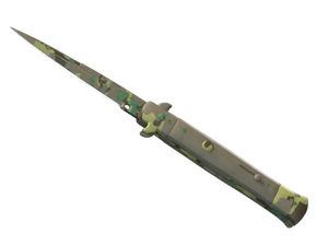 ★ Stiletto Knife | Boreal Forest (Well-Worn)