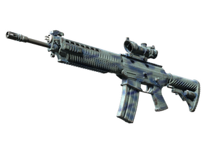 StatTrak™ SG 553 | Wave Spray (Field-Tested)