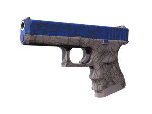 Glock-18 | Blue Fissure (Minimal Wear)